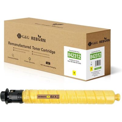 G&G, Toner, Reborn-Toner kompatibel mit Ricoh 842312 C - Publicité G&G, Toner, Reborn-Toner kompatibel mit Ricoh 842312 C - Publicité