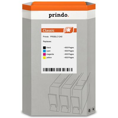 Prindo, Cartouche d'impression, compatible avec Brother LC-1240 /// - Publicité Prindo, Cartouche d'impression, compatible avec Brother LC-1240 /// - Publicité