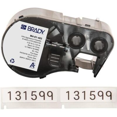 Brady, Rouleau d’étiquettes, Étiquette BMP41/BMP51/M511 (12.70 mm) - Publicité Brady, Rouleau d’étiquettes, Étiquette BMP41/BMP51/M511 (12.70 mm) - Publicité