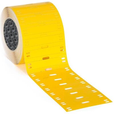 Brady, Rouleau d’étiquettes, Étiquette de câble en polyester - Publicité Brady, Rouleau d’étiquettes, Étiquette de câble en polyester - Publicité