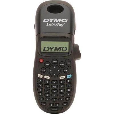 Dymo LetraTag LT-100H Beschriftungsgerät, Étiqueteuse, Noir - Publicité Dymo LetraTag LT-100H Beschriftungsgerät, Étiqueteuse, Noir - Publicité