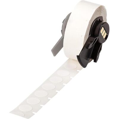 Brady, Rouleau d’étiquettes, M6-83-492, FreezerBondz II(TM), Blanc, Étiquette de plafond 12.70 mm de diamètre, permanente (500 (20.62 mm) - Publicité Brady, Rouleau d’étiquettes, M6-83-492, FreezerBondz II(TM), Blanc, Étiquette de plafond 12.70 mm de diamètre, permanente (500 (20.62 mm) - Publicité