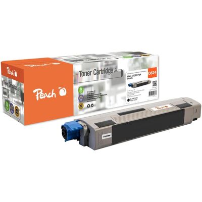 Peach, Toner, Tonermodul schwarz ersetzt Oki 47095704 - Publicité Peach, Toner, Tonermodul schwarz ersetzt Oki 47095704 - Publicité