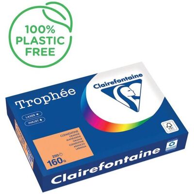 Clairefontaine - Modèle - Papier Couleur Orange A4 - Papier à copier - Publicité Clairefontaine - Modèle - Papier Couleur Orange A4 - Papier à copier - Publicité
