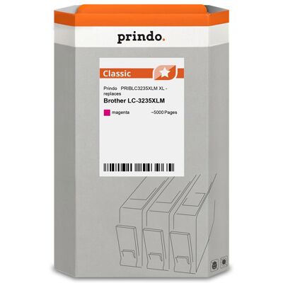 Prindo, Cartouche d'impression, compatible avec Brother LC3235XLM (M) - Publicité Prindo, Cartouche d'impression, compatible avec Brother LC3235XLM (M) - Publicité