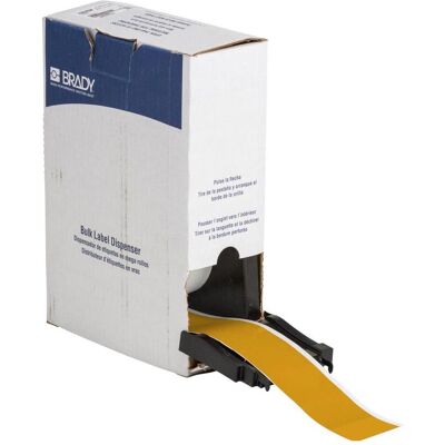 Brady, Rouleau d’étiquettes, BM7C-2000-584-YL, ruban vinyle réfléchissant, jaune, brillant, 50.80 mm x 22.86 m, permanent - Publicité Brady, Rouleau d’étiquettes, BM7C-2000-584-YL, ruban vinyle réfléchissant, jaune, brillant, 50.80 mm x 22.86 m, permanent - Publicité