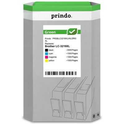 Prindo, Cartouche d'impression, compatible avec Brother LC-3219XL /// (C, CF, M, Y) - Publicité Prindo, Cartouche d'impression, compatible avec Brother LC-3219XL /// (C, CF, M, Y) - Publicité