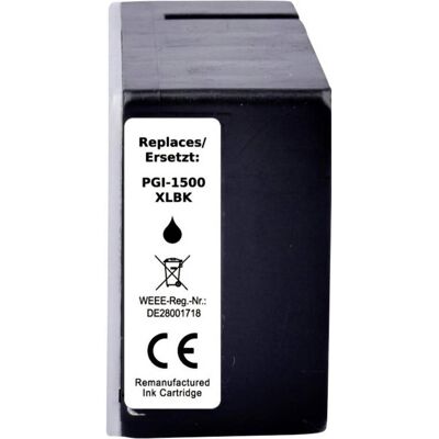 Renkforce, Cartouche d'impression, Druckerpatrone ersetzt Canon PGI-1500BK XL Kompatibel Schwarz RF-CPGI1500XLBK (RF-6736466) (CF) - Publicité Renkforce, Cartouche d'impression, Druckerpatrone ersetzt Canon PGI-1500BK XL Kompatibel Schwarz RF-CPGI1500XLBK (RF-6736466) (CF) - Publicité