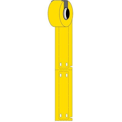 Brady, Rouleau d’étiquettes, M6-15x75-7643-YL, Étiquettes de câble sans support, jaune, mat, 15.00 x 75.00 mm, non adhésives (50 (39.67 mm) - Publicité Brady, Rouleau d’étiquettes, M6-15x75-7643-YL, Étiquettes de câble sans support, jaune, mat, 15.00 x 75.00 mm, non adhésives (50 (39.67 mm) - Publicité