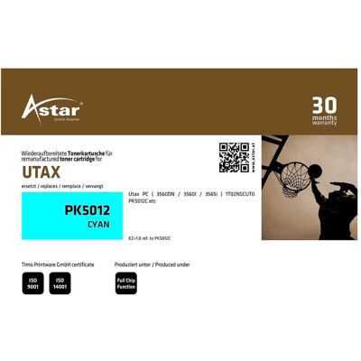 Astar, Toner, AS20414 UTAX PK5012C Toner P-C - Publicité Astar, Toner, AS20414 UTAX PK5012C Toner P-C - Publicité