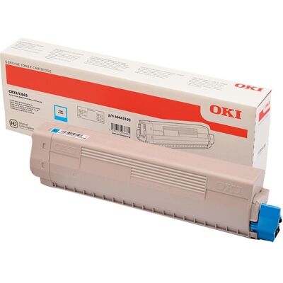 OKI 46443103 Toner Cyan - Cartouche pour Imprimante Laser - Publicité OKI 46443103 Toner Cyan - Cartouche pour Imprimante Laser - Publicité