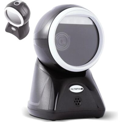 Olympia Barcode-Scanner LS 7100 2D Omnidirektional schwarz (Codes à barres 1D, Codes à barres 2D), Lecteur de codes barres, Noir - Publicité Olympia Barcode-Scanner LS 7100 2D Omnidirektional schwarz (Codes à barres 1D, Codes à barres 2D), Lecteur de codes barres, Noir - Publicité