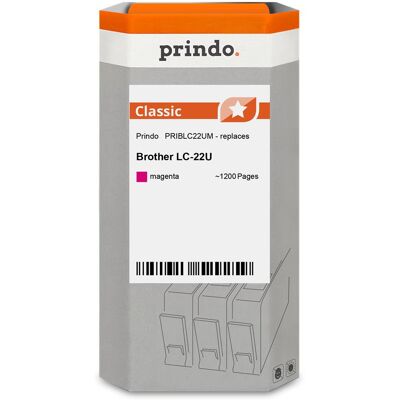 Prindo, Cartouche d'impression, compatible avec Brother LC22UM (M) - Publicité Prindo, Cartouche d'impression, compatible avec Brother LC22UM (M) - Publicité