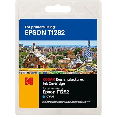 Kodak Cartouche d'impression, 185E012802 EPS. SX125 TINTE CYA C13T12824012/T1282 260pages 3.5ml (185E012802) - Publicité Kodak Cartouche d'impression, 185E012802 EPS. SX125 TINTE CYA C13T12824012/T1282 260pages 3.5ml (185E012802) - Publicité