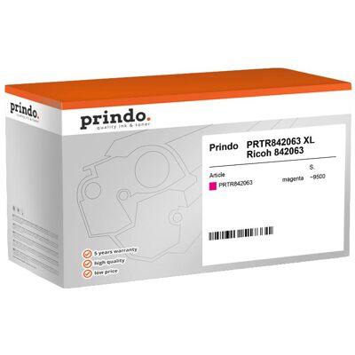 Prindo, Toner, compatible avec Ricoh MP C2551HEM (M) - Publicité Prindo, Toner, compatible avec Ricoh MP C2551HEM (M) - Publicité