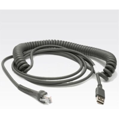 Zebra Câble USB, 2,7m, torsadé Câble USB (type A) : 2,7m, torsadé, code de câble U12, Lecteur de codes barres : accessoires - Publicité Zebra Câble USB, 2,7m, torsadé Câble USB (type A) : 2,7m, torsadé, code de câble U12, Lecteur de codes barres : accessoires - Publicité