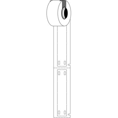 Brady, Rouleau d’étiquettes, M6-15x75-7598-WT, Étiquette de câble, polyester, blanc, brillant, 15.00 x 75.00 mm, non adhésive (26.97 mm) - Publicité Brady, Rouleau d’étiquettes, M6-15x75-7598-WT, Étiquette de câble, polyester, blanc, brillant, 15.00 x 75.00 mm, non adhésive (26.97 mm) - Publicité