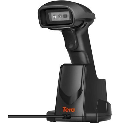 Tera D6100 1D 2D QR sans fil 2,4 GHz : lecteur de codes-barres sans fil (Code QR, Codes à barres 1D, Codes à barres 2D), Lecteur de codes barres, Noir - Publicité Tera D6100 1D 2D QR sans fil 2,4 GHz : lecteur de codes-barres sans fil (Code QR, Codes à barres 1D, Codes à barres 2D), Lecteur de codes barres, Noir - Publicité