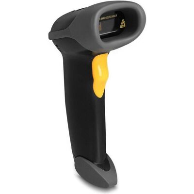 Delock Lecteur de codes-barres USB 1D avec câble de connexion et support (Codes à barres 1D), Lecteur de codes barres, Noir - Publicité Delock Lecteur de codes-barres USB 1D avec câble de connexion et support (Codes à barres 1D), Lecteur de codes barres, Noir - Publicité