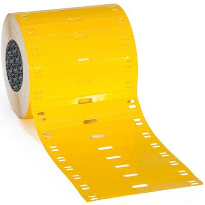 Brady, Rouleau d’étiquettes, THT-7510-7598-YL, Polyester, Gelb, glänzend, 75.00 x 10.00 mm, nicht klebend (1000 M.) - Publicité Brady, Rouleau d’étiquettes, THT-7510-7598-YL, Polyester, Gelb, glänzend, 75.00 x 10.00 mm, nicht klebend (1000 M.) - Publicité