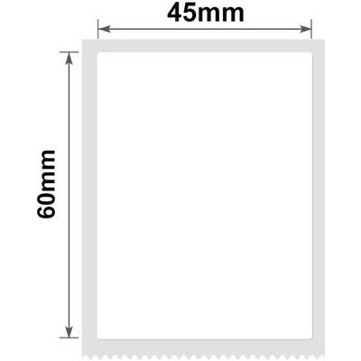 Niimbot, Rouleau d’étiquettes, štítky R 45x60mm 125ks Bílé 9405 - Publicité Niimbot, Rouleau d’étiquettes, štítky R 45x60mm 125ks Bílé 9405 - Publicité