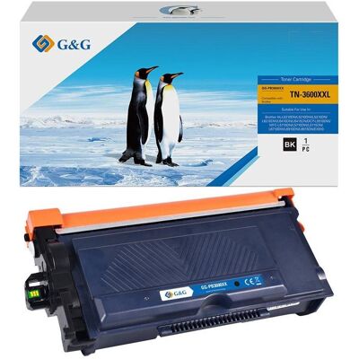 G&G, Toner, Kompatibler Toner Brother TN-3600XXL Schwarz, 11.000 - Publicité G&G, Toner, Kompatibler Toner Brother TN-3600XXL Schwarz, 11.000 - Publicité