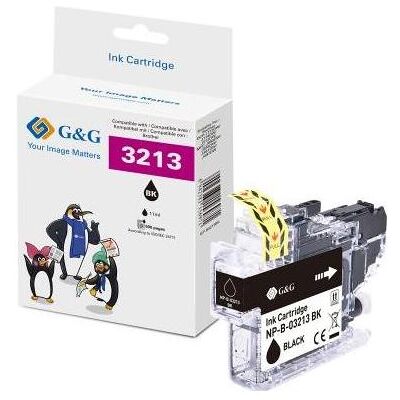 G&G, Cartouche d'impression, XL-Patrone kompatibel mit Brother LC-3213BK (CF) - Publicité G&G, Cartouche d'impression, XL-Patrone kompatibel mit Brother LC-3213BK (CF) - Publicité