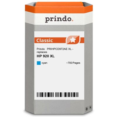 Prindo, Cartouche d'impression, compatible avec HP 920 (C) - Publicité Prindo, Cartouche d'impression, compatible avec HP 920 (C) - Publicité