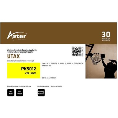 Astar, Toner, AS20416 UTAX PK5012Y Toner P-C - Publicité Astar, Toner, AS20416 UTAX PK5012Y Toner P-C - Publicité