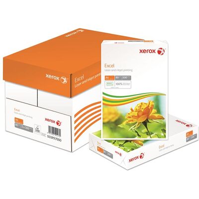 Xerox Papier, Papier copie A4 Excel Blanc (A4, 500 feuilles, 80 g/m²) - Publicité Xerox Papier, Papier copie A4 Excel Blanc (A4, 500 feuilles, 80 g/m²) - Publicité