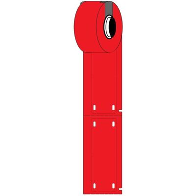 Brady, Rouleau d’étiquettes, M6-25x75-B7598-RD, Étiquette de câble, polyester, rouge, brillant, 25.00 x 75.00 mm, non adhésive (25 mm) - Publicité Brady, Rouleau d’étiquettes, M6-25x75-B7598-RD, Étiquette de câble, polyester, rouge, brillant, 25.00 x 75.00 mm, non adhésive (25 mm) - Publicité