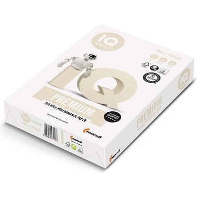 Mondi, Papier, 634233 IQ Premium - A4, 160g/m2, 1 (A4, 250 feuilles, 160 g/m²) - Publicité Mondi, Papier, 634233 IQ Premium - A4, 160g/m2, 1 (A4, 250 feuilles, 160 g/m²) - Publicité