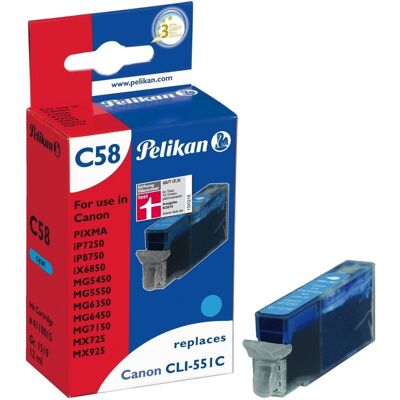 Pelikan CLI-551XL - Encre - Publicité Pelikan CLI-551XL - Encre - Publicité