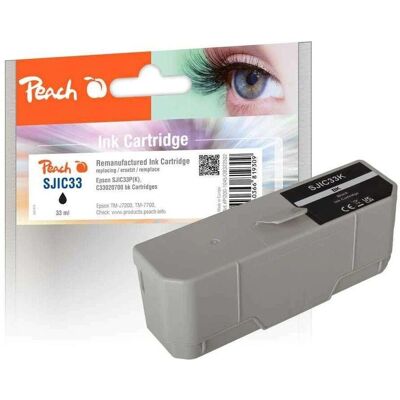 Peach, Cartouche d'impression, Tinte SJIC33P Black (CF) - Publicité Peach, Cartouche d'impression, Tinte SJIC33P Black (CF) - Publicité