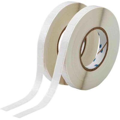 Brady, Rouleau d’étiquettes, THT-99-719-10, polyimide conducteur de tension, blanc, mat, 12.70 x 12.70 mm, permanent (10000 - Publicité Brady, Rouleau d’étiquettes, THT-99-719-10, polyimide conducteur de tension, blanc, mat, 12.70 x 12.70 mm, permanent (10000 - Publicité