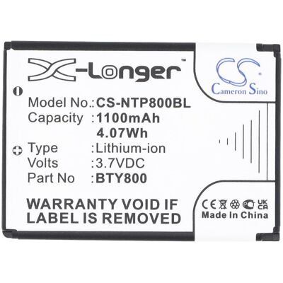 Cameron Sino Ntp800Bl Batterie de Remplacement - Batterie - Publicité Cameron Sino Ntp800Bl Batterie de Remplacement - Batterie - Publicité