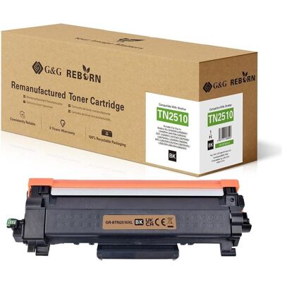 G&G, Toner, reborn Toner kompatibel mit Brother TN2510XL - Publicité G&G, Toner, reborn Toner kompatibel mit Brother TN2510XL - Publicité