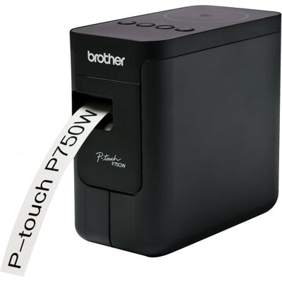 Brother PT-P750W (180 dpi), Imprimante d'étiquettes, Noir - Publicité Brother PT-P750W (180 dpi), Imprimante d'étiquettes, Noir - Publicité