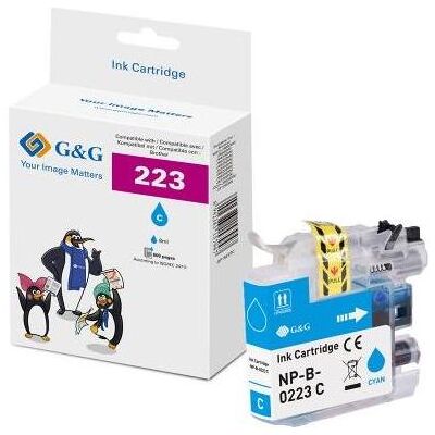 G&G, Cartouche d'impression, XL-Druckerpatrone kompatibel mit Brother LC-223C (C) - Publicité G&G, Cartouche d'impression, XL-Druckerpatrone kompatibel mit Brother LC-223C (C) - Publicité