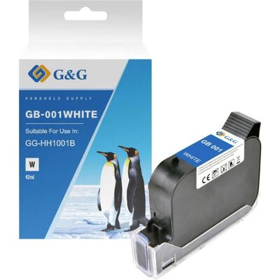 G&G, Cartouche d'impression, Druckerpatrone Original Weiss GB-001white - Publicité G&G, Cartouche d'impression, Druckerpatrone Original Weiss GB-001white - Publicité