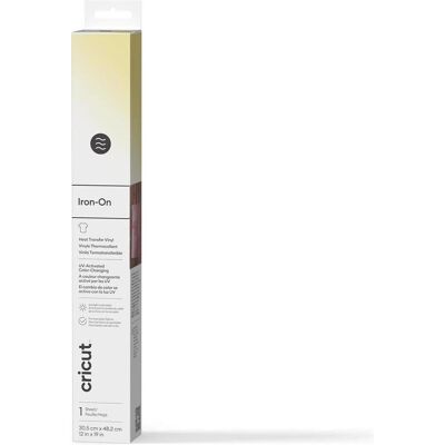 Cricut, Machine de découpe : accessoires, Iron-On UV color change 30x48cm Pastel Yellow (P) - Publicité Cricut, Machine de découpe : accessoires, Iron-On UV color change 30x48cm Pastel Yellow (P) - Publicité