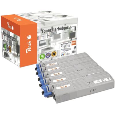 Peach, Toner, C532/MC573, PEA, Multi-Pack-Plus, module (C, CF, M, Y) - Publicité Peach, Toner, C532/MC573, PEA, Multi-Pack-Plus, module (C, CF, M, Y) - Publicité