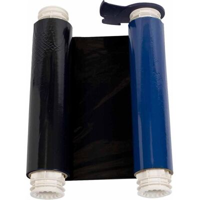 Brady B85-R-220x60-BK/BL-380P, ruban, noir/bleu, 220.00 mm x 60.00 m, longueur de la zone de couleur, Imprimante : accessoires - Publicité Brady B85-R-220x60-BK/BL-380P, ruban, noir/bleu, 220.00 mm x 60.00 m, longueur de la zone de couleur, Imprimante : accessoires - Publicité