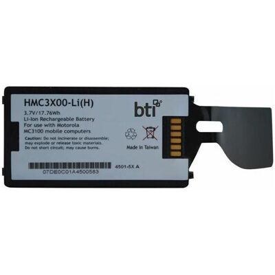 Origin Storage BTI BTRY-MC31KAB02, Batterie, Noir, Zebra, MC3100, MC3000, Lithium-Ion (Li-Ion), 5200 mAh, Lecteur de codes barres : accessoires - Publicité Origin Storage BTI BTRY-MC31KAB02, Batterie, Noir, Zebra, MC3100, MC3000, Lithium-Ion (Li-Ion), 5200 mAh, Lecteur de codes barres : accessoires - Publicité