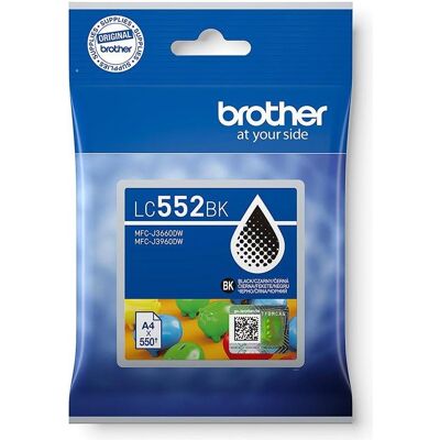 Brother Cartouche d'impression, Original Ink LC552BK, black, 550S (CF) - Publicité Brother Cartouche d'impression, Original Ink LC552BK, black, 550S (CF) - Publicité