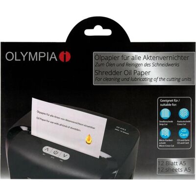 Olympia Destructeur de documents : accessoires, Papier huilé - Publicité Olympia Destructeur de documents : accessoires, Papier huilé - Publicité