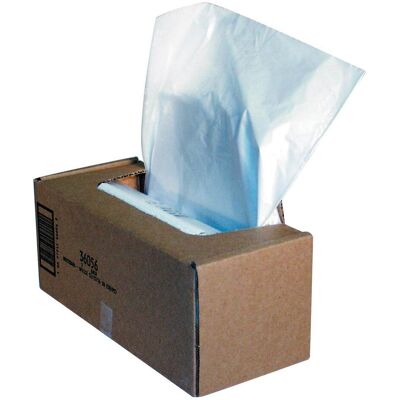 Fellowes Sacs de déchets de broyage 94 litres, 50 pcs., Sac-poubelle, Transparent - Publicité Fellowes Sacs de déchets de broyage 94 litres, 50 pcs., Sac-poubelle, Transparent - Publicité
