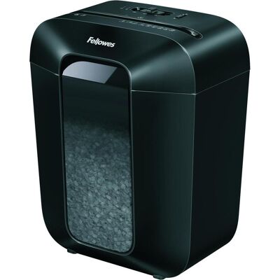 Fellowes Destructeur de documents, Déchiqueteuse Powershred LX41 P-4, 8 pages (Coupe de particules) - Publicité Fellowes Destructeur de documents, Déchiqueteuse Powershred LX41 P-4, 8 pages (Coupe de particules) - Publicité