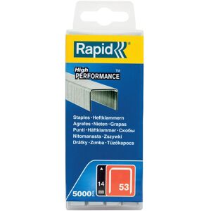 Rapid, Attaches, Type 53 Agrafe à fil fin 14 mm (5000x) - Publicité Rapid, Attaches, Type 53 Agrafe à fil fin 14 mm (5000x) - Publicité