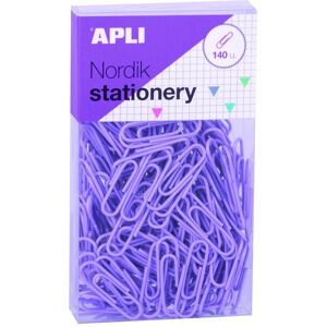 Apli, Attaches, Trombones ronds Nordik, 28 mm, 140 pièces, boîte avec pendentif, mélange de couleurs pastel (140x) - Publicité Apli, Attaches, Trombones ronds Nordik, 28 mm, 140 pièces, boîte avec pendentif, mélange de couleurs pastel (140x) - Publicité